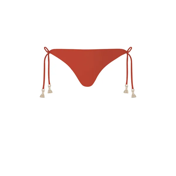 Johanna Ortiz Sagrado Bikini Bottom in Fire Red