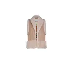 Johanna Ortiz Salty Air Vest in Ecru and Sand