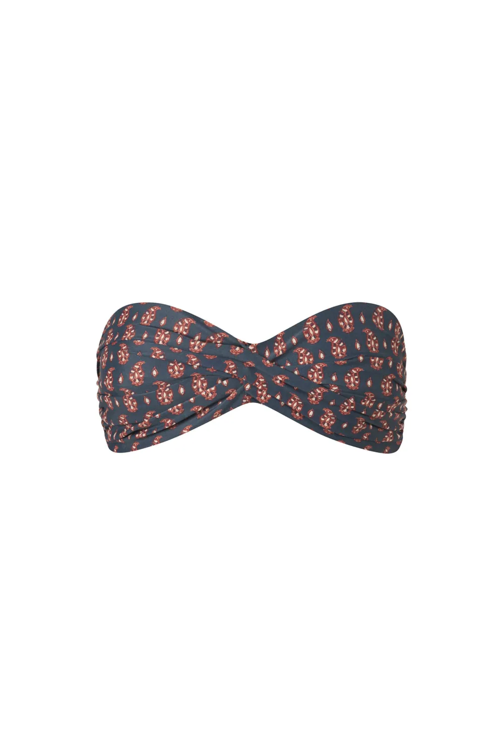 Johanna Ortiz Sea Sprite Bikini Top in Navy and Rose Johanna Ortiz Sea Sprite Bikini Top in Navy and Rose
