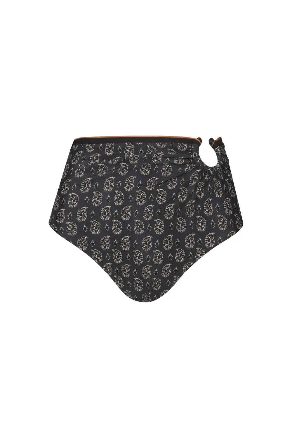 Johanna Ortiz Taita Bikini Bottom in Black and Ecru Johanna Ortiz Taita Bikini Bottom in Black and Ecru