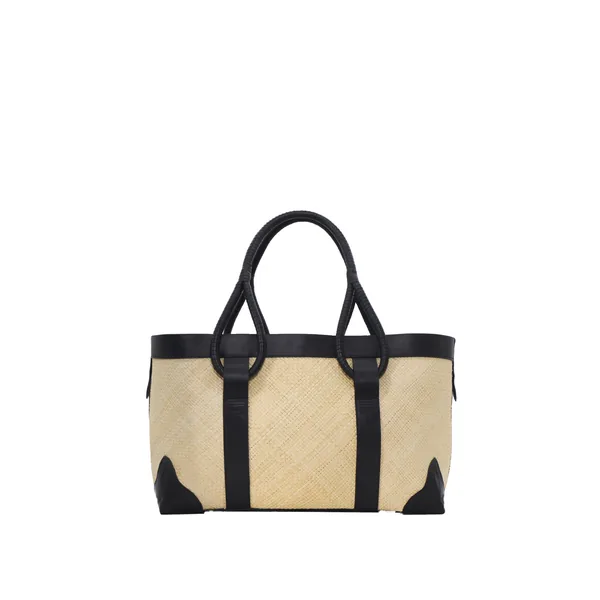 Johanna Ortiz Wind Traveler Tote Bag in Ecru and Black