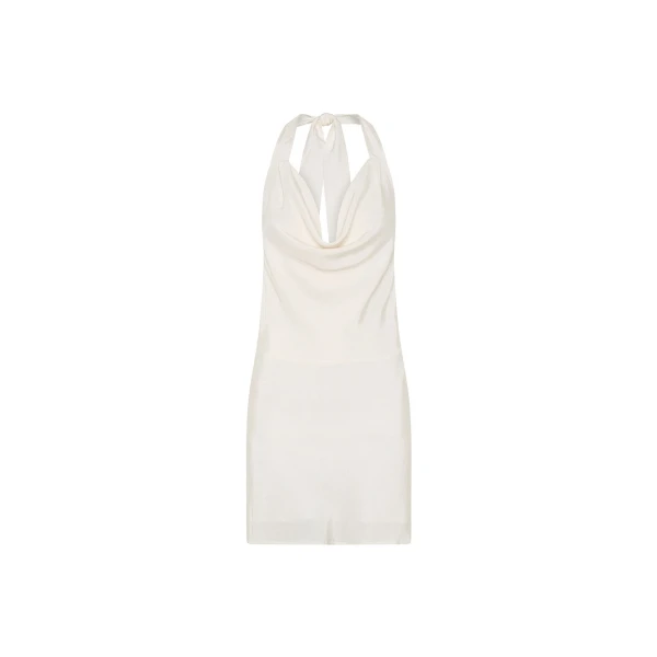 KIVARI Arabella Halter Top in Cream