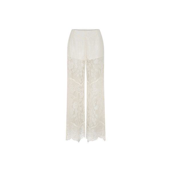 KIVARI Arabella Lace Pant in Cream