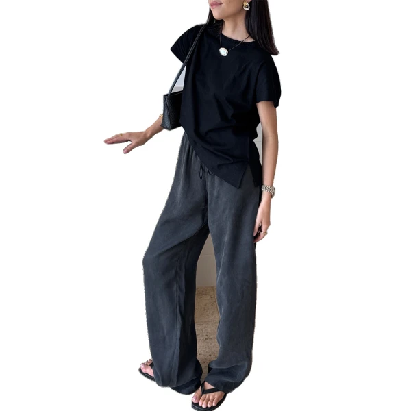 KIVARI Blythe Pant in Black, view 3