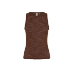 KIVARI Bonnie Lace Tank in Chocolate