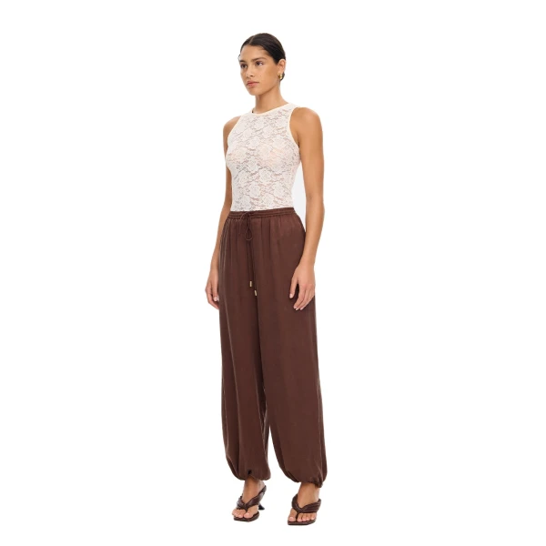 KIVARI Bonnie Lace Tank in Ivory, view 3