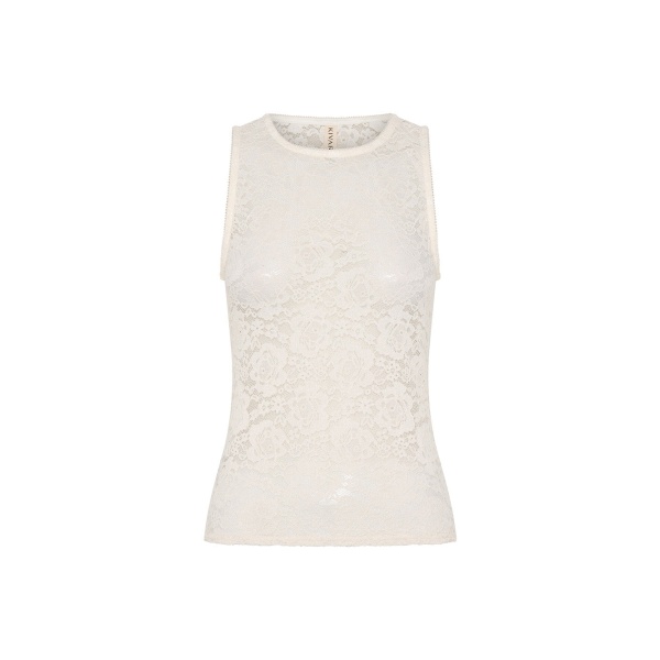 KIVARI Bonnie Lace Tank in Ivory