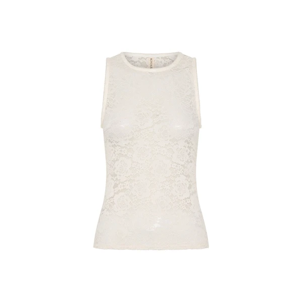 KIVARI Bonnie Lace Tank in Ivory