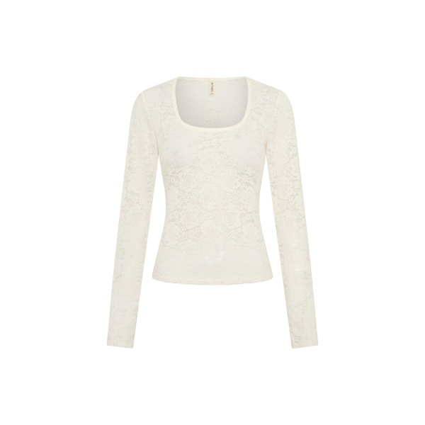 KIVARI Bonnie Lace Top in Ivory