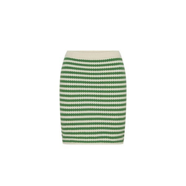 KIVARI Corinne Knit Mini Skirt in Stripe