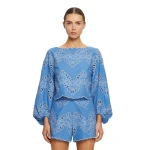 KIVARI Danielle Top in Blue