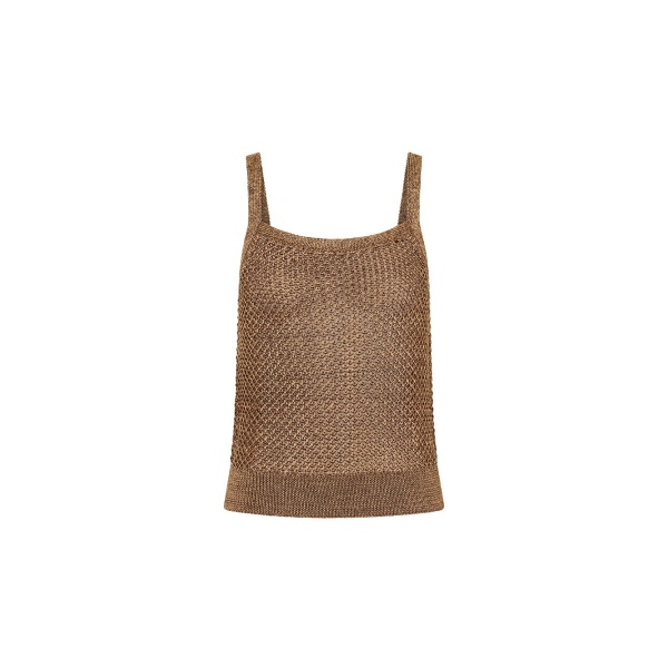 KIVARI Debby Knit Cami in Rust