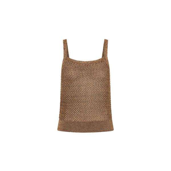 Debby Knit Cami in Rust