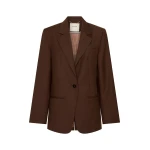 KIVARI Delany Blazer in Chocolate
