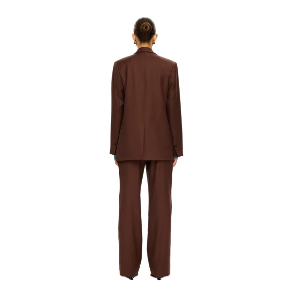 KIVARI Delany Blazer in Chocolate, view 5
