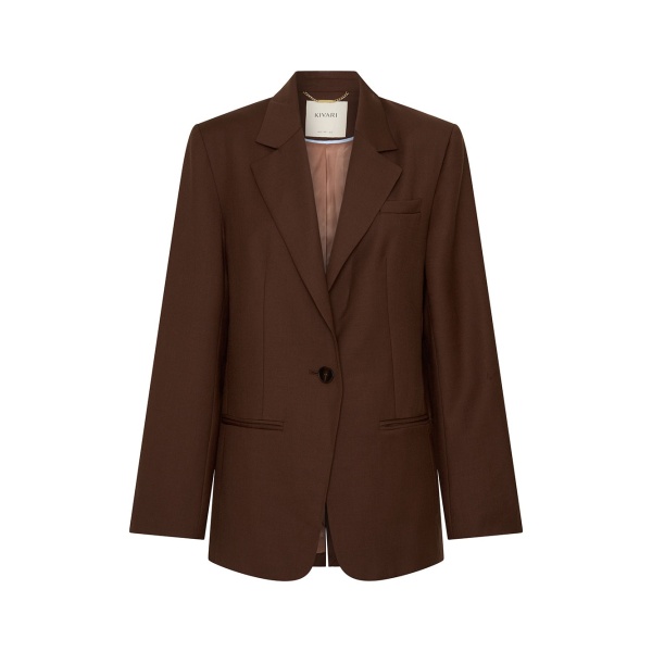 KIVARI Delany Blazer in Chocolate