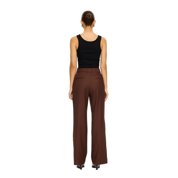 KIVARI Delany Pant in Chocolate, view 5