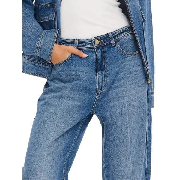 KIVARI Dylan Barrel Jean in Drift Blue, view 5