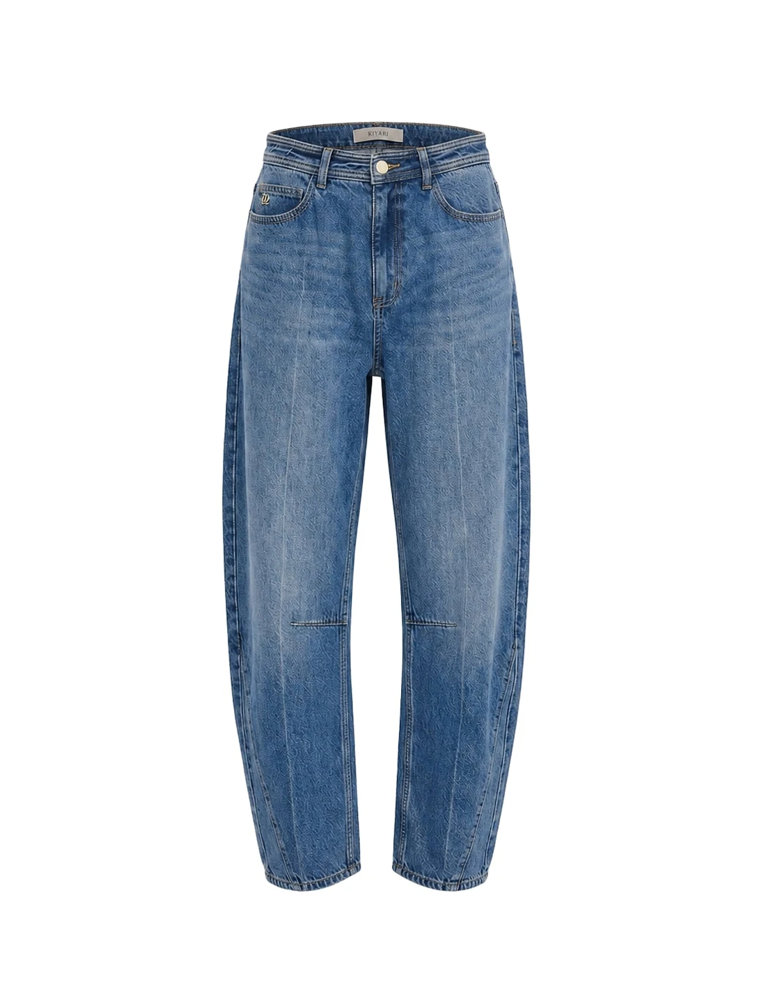 KIVARI pants Australia Signature Pants – Luxury Shoes KIVARI Dylan Barrel Jean in Drift Blue