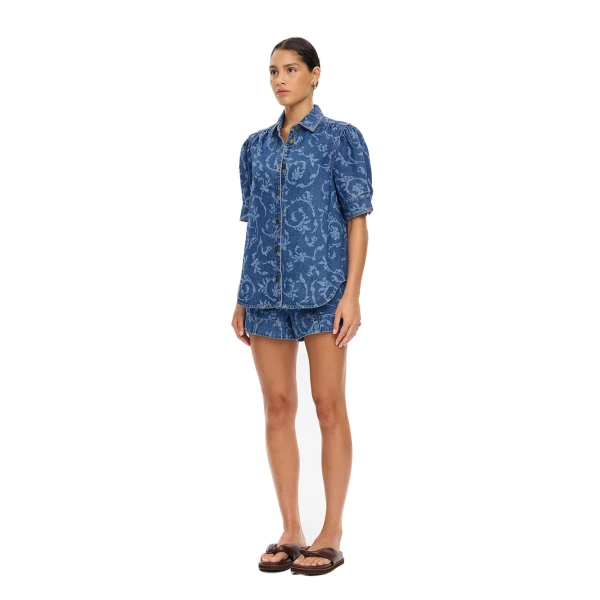 KIVARI Elina Denim Shirt, view 4