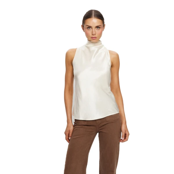 KIVARI Halle Top in Ivory, view 2