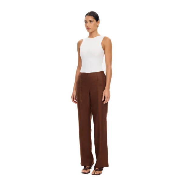 KIVARI Indra Pant in Chocolate, view 3