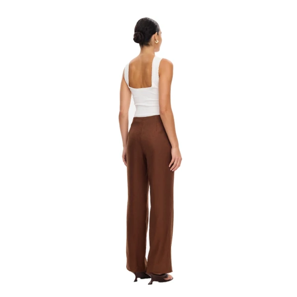 KIVARI Indra Pant in Chocolate, view 4