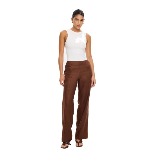 KIVARI Indra Pant in Chocolate, view 6