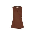 KIVARI Indra Vest in Chocolate