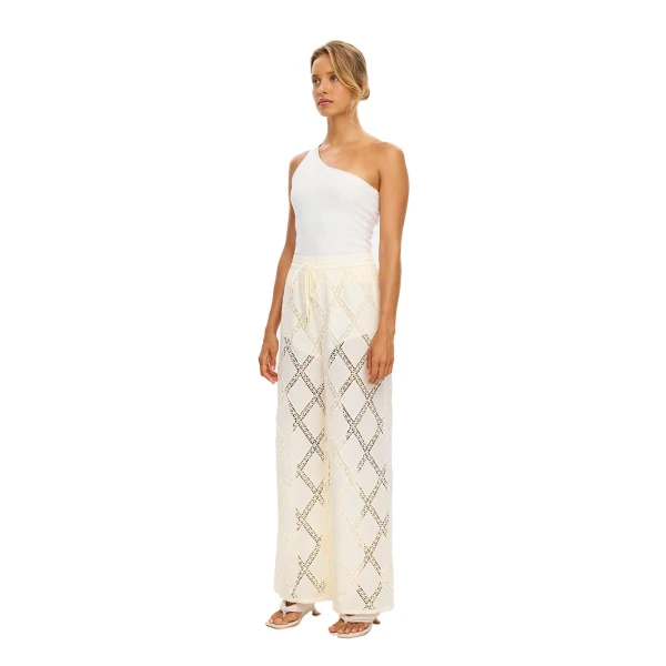 KIVARI Izzy Pant in Cream, view 4