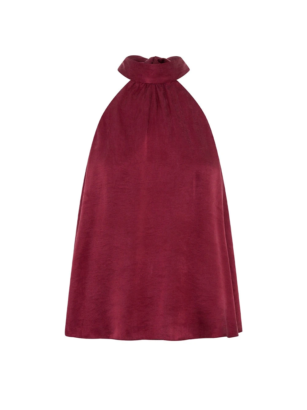 KIVARI tops Australia Signature Tops – Luxury Shoes KIVARI Jaxon Halter Top in Plum