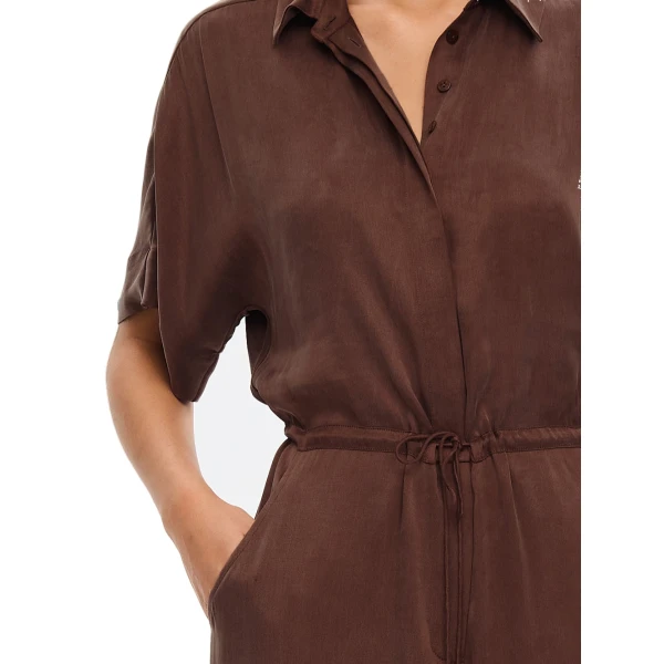 KIVARI Jaxon Jumpsuit in Chocolate, view 6