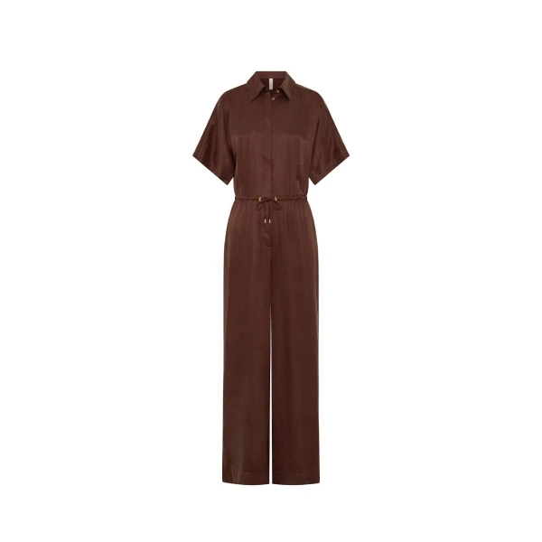 KIVARI Jaxon Jumpsuit in Chocolate