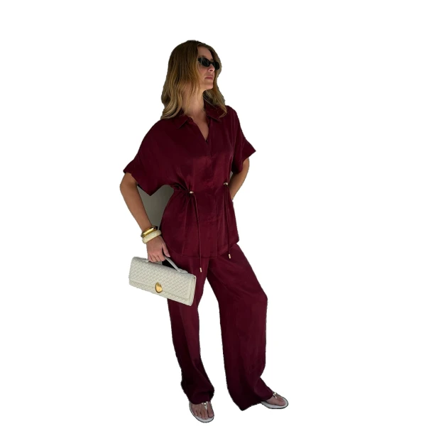 KIVARI Jaxon Pant in Plum, view 3