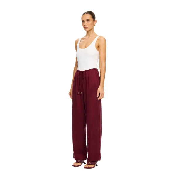 KIVARI Jaxon Pant in Plum, view 4