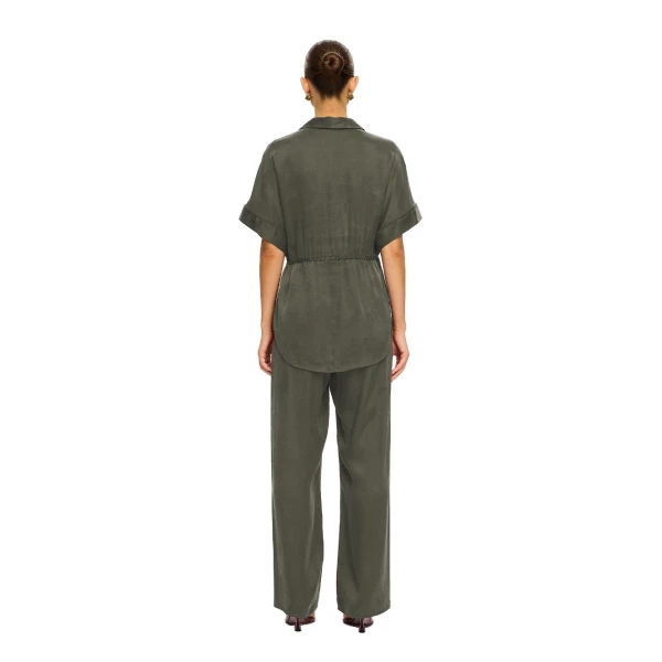 KIVARI Jaxon Shirt in Dark Green, view 4
