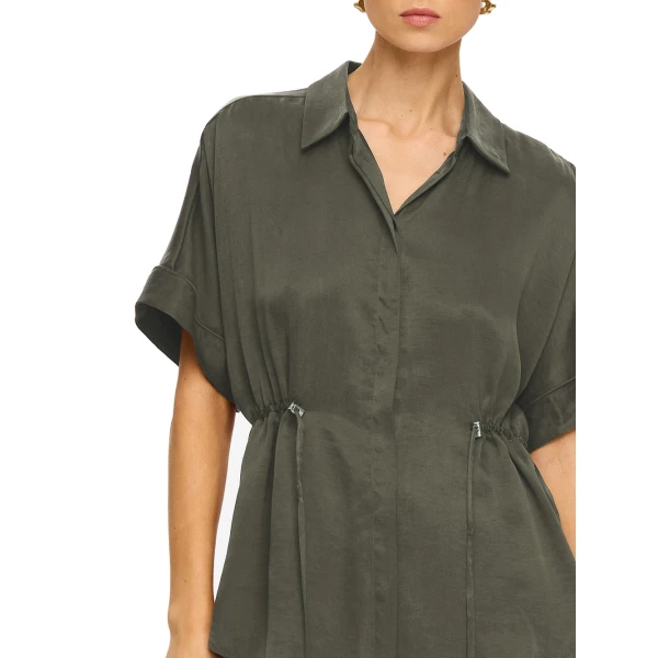 KIVARI Jaxon Shirt in Dark Green, view 5