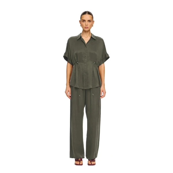 KIVARI Jaxon Shirt in Dark Green, view 6