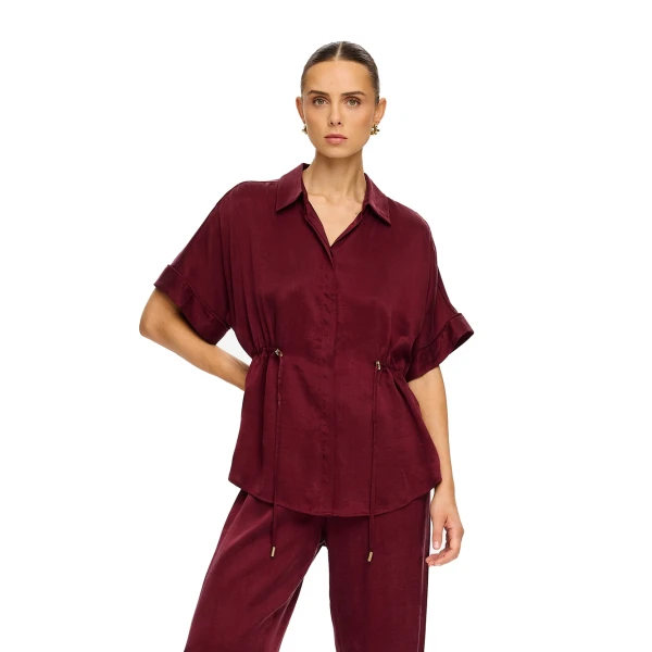 KIVARI Jaxon Shirt in Plum, view 2