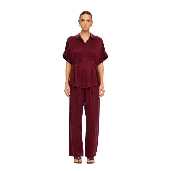 KIVARI Jaxon Shirt in Plum, view 4