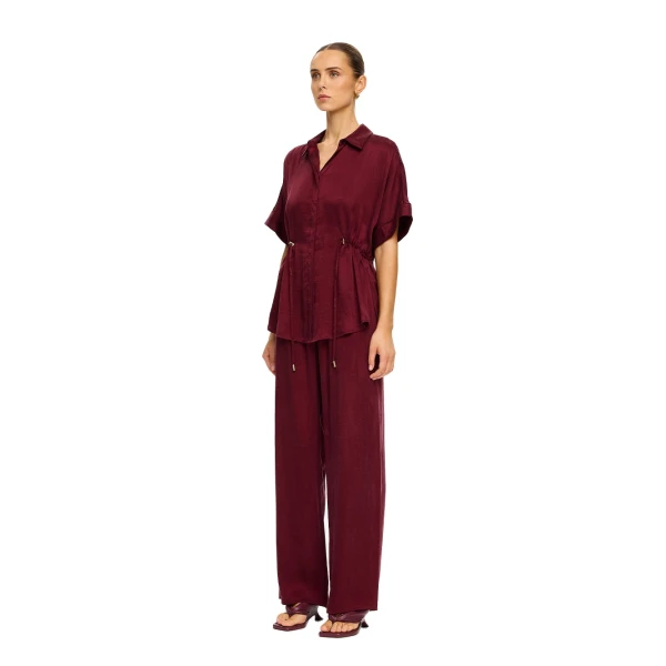 KIVARI Jaxon Shirt in Plum, view 5