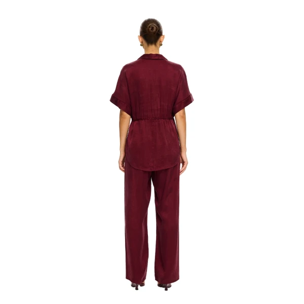 KIVARI Jaxon Shirt in Plum, view 6