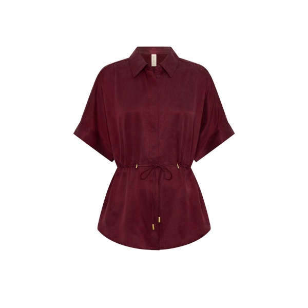 KIVARI Jaxon Shirt in Plum