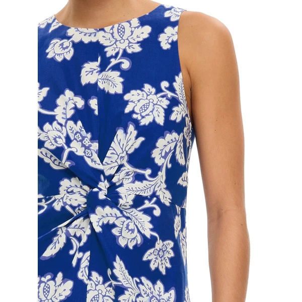 KIVARI Linda Maxi Dress in Blue Butter, view 5