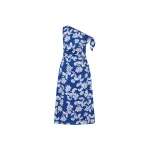 KIVARI Linda Midi Dress in Blue Butter