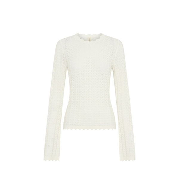 KIVARI Logan Knit Top in Cream