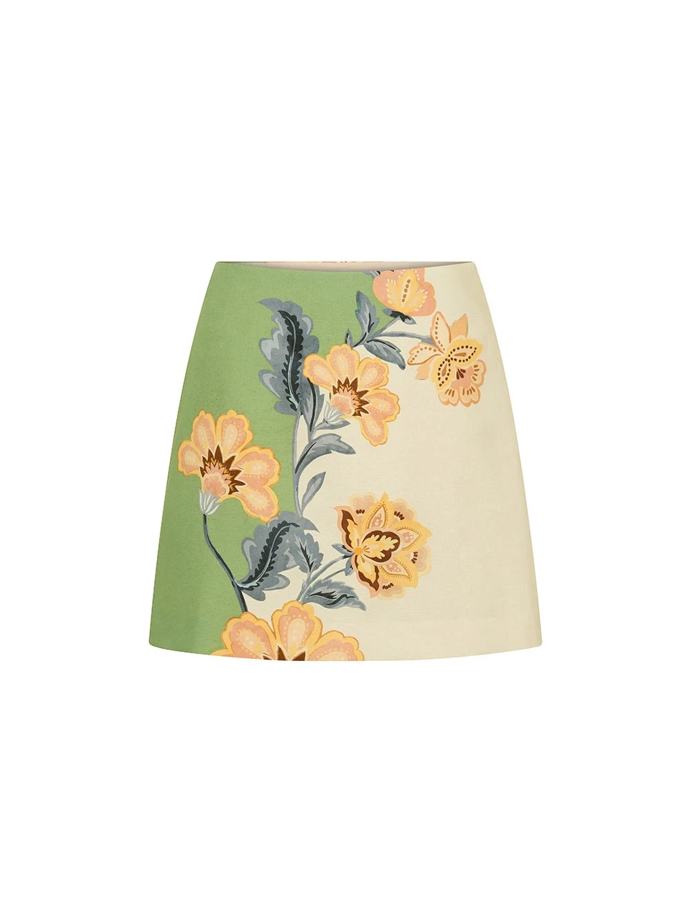 KIVARI skirts Australia Signature Skirts – Luxury Shoes KIVARI Lotte Mini Skirt in Green Cream