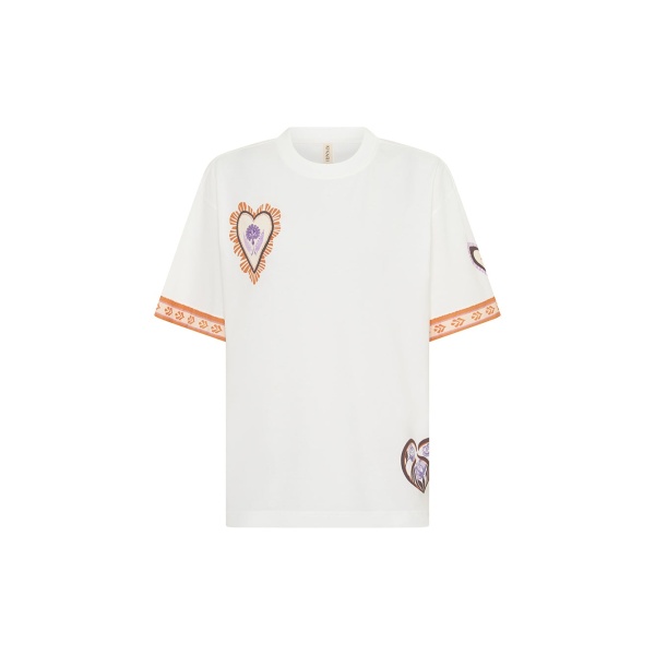 KIVARI Marit Oversized Tee in Ivory