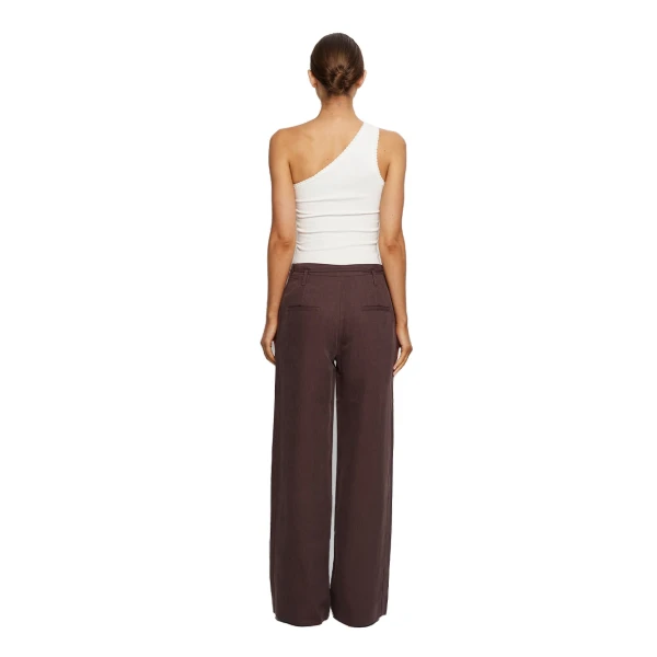 KIVARI Nyah Wide Leg Pant in Plum, view 4