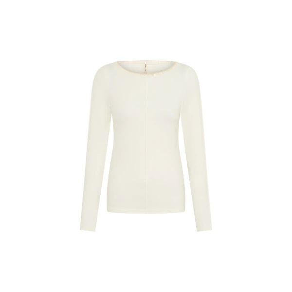 KIVARI Quinn Knit Top in Ivory